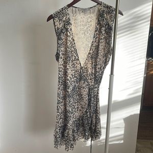 All Saints mini wrap dress.